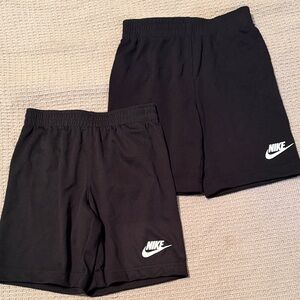Nike Kids Black Shorts Duo